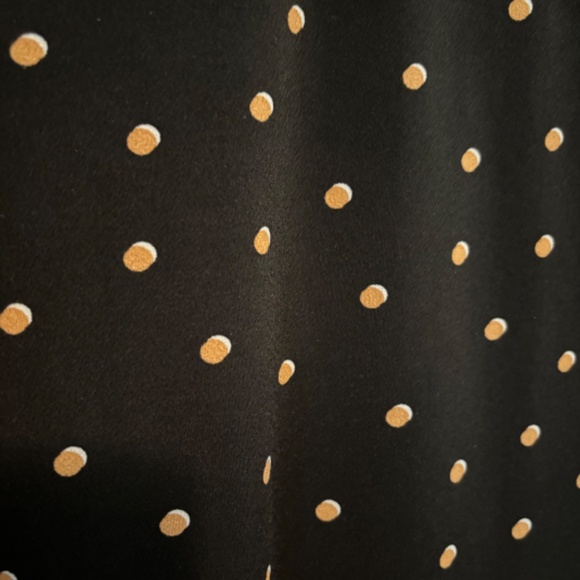 Adrianna Papell Black Gold Abstract Print Short Sleeve Top Women's Size … - Picture 8 of 11